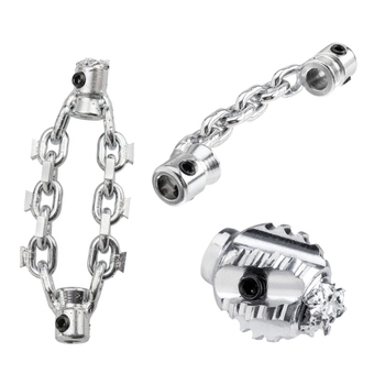 Immagine di Ridgid Kit composto da demolitore FlexShaft K9-102 per tubi 32 - 50 mm, drop head per K9-102 per tubi 40-50 mm e FlexShaft K9-102, per tubi 40 - 50 mm con due catene 64283+71843+66573