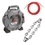 Immagine di Ridgid Kit composto da FlexShaft K9-204+ stasatrice per pulizia scarichi per tubi da 2"-4", con cavo da 21,3 m, demolitore FlexShaft K9-204, per tubi 50 mm con 2 catene e cavo FlexShaft DeadCore da 5/16" x 70' 76198+66578+76328