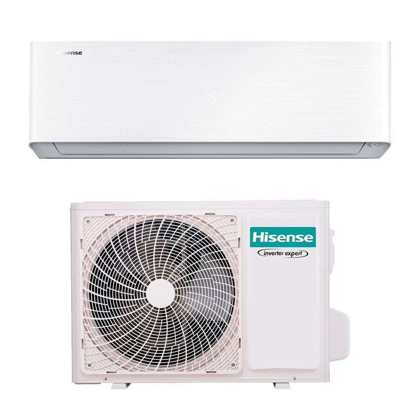Immagine di Hisense ENERGY PRO X Climatizzatore a parete monosplit inverter Wi-Fi | unità esterna 2.5 kW unità interna 9000 BTU QH25XV3AG+QE25XV2XW
