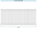 Immagine di Irsap TESI 2 Radiatore 29 elementi H.68,5 L.130,5 P.6,5 cm, colore rame martellato finitura ruvido Cod.J4 (con tappi) RT2068529J4IR02N01