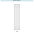 Immagine di Irsap TESI 6 Radiatore 3 elementi H.20 L.13,5 P.21,5 cm, colore bianco standard finitura lucido Cod.01 (senza tappi) RT602000301IRNON02