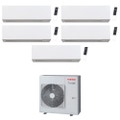 Immagine di Toshiba DAISEIKAI 10 WHITE R32 Climatizzatore a parete penta split inverter Wi-Fi bianco | unità esterna 10 kW unità interne 10000+10000+10000+10000+10000 BTU RAS-5M34G3AVG-E+RAS-B[10|10|10|10|10]S4KVPG-E