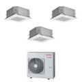 Immagine di Toshiba CASSETTA A 4 VIE 60x60 R32 Climatizzatore a cassetta trial split inverter | unità esterna 8 kW unità interne 16000+16000+16000 BTU RAS-4M27G3AVG-E+RAS-M[16|16|16]U2MUVG-E
