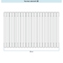 Immagine di Irsap TESI 6 Radiatore 20 elementi H.68,5 L.90 P.21,5 cm, colore bianco standard finitura lucido Cod.01 (senza tappi) RT606852001IRNON02
