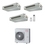 Immagine di Toshiba CANALIZZABILE R32 Climatizzatore canalizzabile trial split inverter | unità esterna 10 kW unità interne 22000+22000+10000 BTU RAS-5M34G3AVG-E+RAS-M[22|22|10]U2DVG-E
