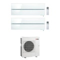 Immagine di Mitsubishi MSZ-LN Kirigamine Style R32 Climatizzatore a parete dual split inverter Wi-Fi pearl white | unità esterna 8.3 kW unità interne 9000+9000 BTU MXZ-4F83VFHZ+MSZ-LN[25|25]VG2V