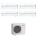 Immagine di Mitsubishi MSZ-LN Kirigamine Style R32 Climatizzatore a parete quadri split inverter Wi-Fi pearl white | unità esterna 10.2 kW unità interne 9000+9000+9000+12000 BTU MXZ-5F102VF+MSZ-LN[25|25|25|35]VG2V