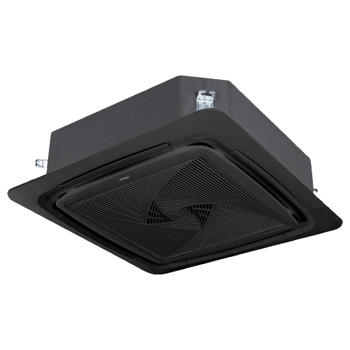 Immagine di Haier CASSETTE ROUND FLOW Climatizzatore a cassetta nero monosplit inverter | unità esterna monofase 10.5 kW unità interna 35000 BTU ABH105H1ERG(H)-B+1U105S2SS2FA