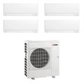 Immagine di Mitsubishi MSZ-AY R32 Climatizzatore a parete quadri split inverter Wi-Fi bianco | unità esterna 8.3 kW unità interne 5000+12000+15000+18000 BTU MXZ-4F83VFHZ+MSZ-AY[15|35|42|50]VGKP