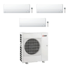 Immagine di Mitsubishi MSZ-BT R32 Climatizzatore a parete trial split inverter Wi-Fi bianco | unità esterna 8.3 kW unità interne 9000+9000+12000 BTU MXZ-4F83VFHZ+MSZ-BT[25|25|35]VGK