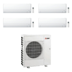 Immagine di Mitsubishi MSZ-BT R32 Climatizzatore a parete quadri split inverter Wi-Fi bianco | unità esterna 8.3 kW unità interne 12000+12000+12000+12000 BTU MXZ-4F83VFHZ+MSZ-BT[35|35|35|35]VGK