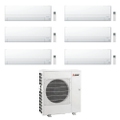 Immagine di Mitsubishi MSZ-BT R32 Climatizzatore a parete esa split inverter Wi-Fi bianco | unità esterna 12 kW unità interne 7000+7000+7000+7000+7000+7000 BTU MXZ-6F120VF+MSZ-BT[20|20|20|20|20|20]VGK