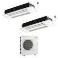 Immagine di Mitsubishi MLZ-KP Cassetta a una via R32 Climatizzatore a cassetta dual split inverter | unità esterna 8.3 kW unità interne 12000+12000 BTU MXZ-4F83VFHZ+MLZ-KP[35|35]VF