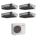 Immagine di Mitsubishi CANALIZZATA MEDIA PREVALENZA commerciale R32 Climatizzatore canalizzabile quadri split inverter | unità esterna 10.2 kW unità interne 12000+12000+12000+12000 BTU MXZ-5F102VF+PEAD-M[35|35|35|35]JA2