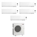 Immagine di Mitsubishi MSZ-EF Kirigamine Zen R32 Climatizzatore a parete penta split inverter Wi-Fi bianco | unità esterna 12 kW unità interne 9000+12000+12000+12000+12000 BTU MXZ-6F120VF+MSZ-EF[25|35|35|35|35]VGKW