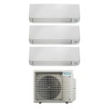 Immagine di Daikin PERFERA ALL SEASON R32 Climatizzatore a parete trial split inverter Wi-Fi bianco | unità esterna 7.4 kW unità interne 5000+9000+9000 BTU 4MXM80A9+CTXM[15]A+FTXM[25|25]A