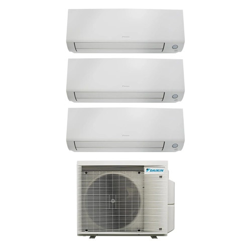 Immagine di Daikin PERFERA ALL SEASON R32 Climatizzatore a parete trial split inverter Wi-Fi bianco | unità esterna 7.4 kW unità interne 5000+15000+18000 BTU 4MXM80A9+CTXM[15]A+FTXM[42|50]A