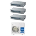 Immagine di Haier CANALIZZATO SLIM Bassa pressione R32 Climatizzatore canalizzabile trial split inverter Wi-Fi | unità esterna 8.5 kW unità interne 9000+9000+9000 BTU 4U85S2SR5FA+AD[25|25|25]S2SS1FA(H)