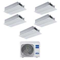 Immagine di Haier CASSETTE A 1 VIA R32 Climatizzatore a cassetta penta split inverter Wi-Fi | unità esterna 9 kW unità interne 9000+9000+9000+9000+9000 BTU 5U90S2SS5FA+AB[25|25|25|25|25]S2SA1FA(H)