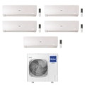Immagine di Haier FLEXIS PLUS R32 Climatizzatore a parete penta split inverter Wi-Fi bianco | unità esterna 12.5 kW unità interne 7000+7000+7000+7000+24000 BTU 5U125S2SN1FA+AS[20|20|20|20|71]S2SF1FA-MW3