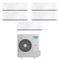 Immagine di Hisense ENERGY PRO X R32 Climatizzatore a parete penta split inverter Wi-Fi bianco | unità esterna 12.5 kW unità interne 9000+9000+9000+9000+9000 BTU 5AMW125U4RTA+QH[25|25|25|25|25]XV3AG