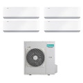 Immagine di Hisense ENERGY PRO X R32 Climatizzatore a parete quadri split inverter Wi-Fi bianco | unità esterna 12.5 kW unità interne 9000+9000+9000+12000 BTU 5AMW125U4RTA+QH[25|25|25|35]XV3AG