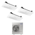 Immagine di Samsung CASSETTA 1 VIA WINDFREE R32 Climatizzatore a cassetta trial split inverter bianco | unità esterna 10 kW unità interne 9000+12000+12000 BTU AJ100TXJ5KG/EU+AJ0[26|35|35]TN1DKG/EU