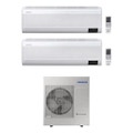 Immagine di Samsung WINDFREE AVANT R32 Climatizzatore a parete dual split inverter Wi-Fi bianco | unità esterna 10 kW unità interne 24000+24000 BTU AJ100TXJ5KG/EU+AR[24T|24T]XEAAWKNEU