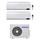 Samsung WINDFREE AVANT R32 Climatizzatore a parete dual split inverter Wi-Fi bianco | unità esterna 5.2 kW unità interne 7000+7000 BTU AJ052TXJ3KG/EU+AR[07T|07T]XEAAWKNEU