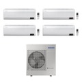 Immagine di Samsung WINDFREE AVANT R32 Climatizzatore a parete quadri split inverter Wi-Fi bianco | unità esterna 10 kW unità interne 12000+12000+12000+24000 BTU AJ100TXJ5KG/EU+AR[12T|12T|12T|24T]XEAAWKNEU