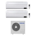 Immagine di Samsung WINDFREE AVANT R32 Climatizzatore a parete dual split inverter Wi-Fi bianco | unità esterna 8 kW unità interne 12000+12000 BTU AJ080TXJ4KG/EU+AR[12T|12T]XEAAWKNEU
