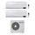 Samsung WINDFREE AVANT R32 Climatizzatore a parete dual split inverter Wi-Fi bianco | unità esterna 6.8 kW unità interne 18000+18000 BTU AJ068TXJ3KG/EU+AR[18B|18B]XEAAWKNEU