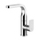 Immagine di Gessi VIA MANZONI miscelatore per lavabo H.22 cm, senza scarico, con flessibili di collegamento, finitura cromo 47124#031