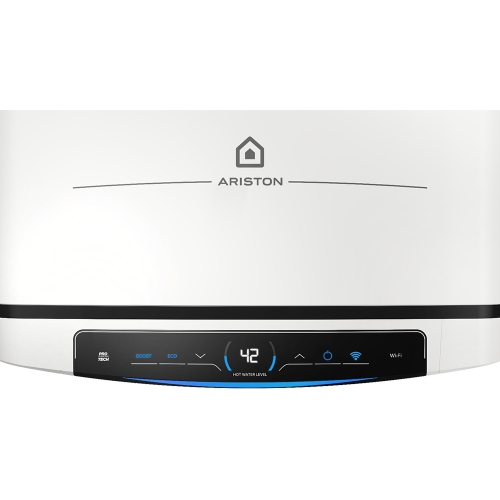 Immagine di Ariston VELIS PRO DRY WI-FI 30 Scaldacqua elettrico murale doppio serbatoio ad accumulo, ultracompatto multiposizione, dotato di Wi-Fi e resistenza a secco 3626360