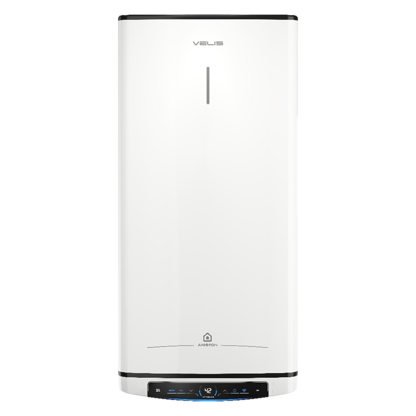 Immagine di Ariston VELIS PRO DRY WI-FI 80 Scaldacqua elettrico murale doppio serbatoio ad accumulo, ultracompatto multiposizione, dotato di Wi-Fi e resistenza a secco 3100909