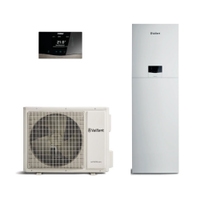 Immagine di Vaillant Kit aroTHERM pure 6 kW 230V VWL 65/7.2 AS S3 Pompa di calore split monofase + VWL 107/7.2 IS uniTOWER con accumulo 190 l 8000016266