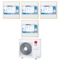 Immagine di LG ARTCOOL Gallery LCD R32 Climatizzatore a parete quadri split inverter Wi-Fi | unità esterna 8.8 kW unità interne 12000+12000+12000+12000 BTU MU5R30.U42+A[12|12|12|12]GA2.NSE