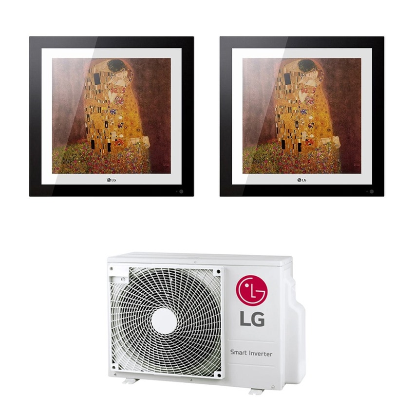 Immagine di LG ARTCOOL Gallery Photo R32 Climatizzatore a parete dual split inverter Wi-Fi | unità esterna 4.1 kW unità interne 9000+9000 BTU MU2R15.U13+A[09|09]GA1.NSE