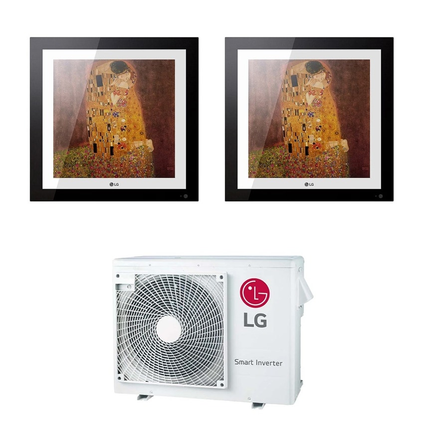Immagine di LG ARTCOOL Gallery Photo R32 Climatizzatore a parete dual split inverter Wi-Fi | unità esterna 7 kW unità interne 9000+9000 BTU MU4R25.U22+A[09|09]GA1.NSE