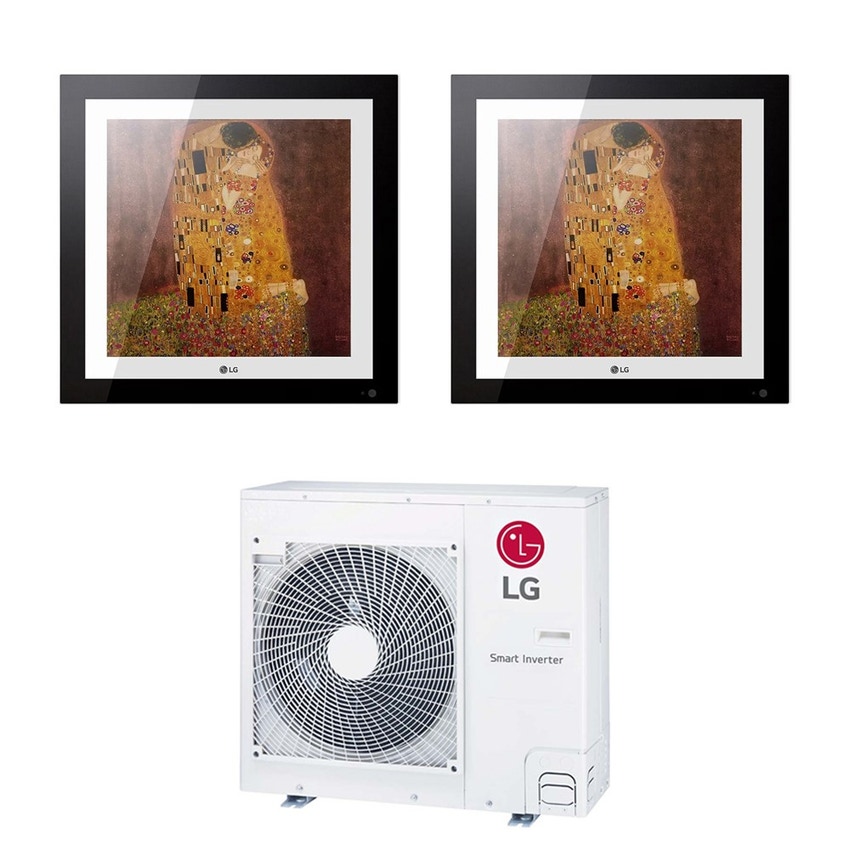 Immagine di LG ARTCOOL Gallery Photo R32 Climatizzatore a parete dual split inverter Wi-Fi | unità esterna 7.9 kW unità interne 9000+9000 BTU MU4R27.U42+A[09|09]GA1.NSE