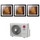 LG ARTCOOL Gallery Photo R32 Climatizzatore a parete trial split inverter Wi-Fi | unità esterna 5.3 kW unità interne 9000+9000+9000 BTU MU3R19.U23+A[09|09|09]GA1.NSE