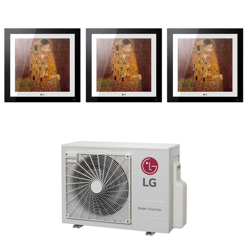 Immagine di LG ARTCOOL Gallery Photo R32 Climatizzatore a parete trial split inverter Wi-Fi | unità esterna 6.2 kW unità interne 9000+9000+9000 BTU MU3R21.U23+A[09|09|09]GA1.NSE