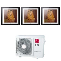 Immagine di LG ARTCOOL Gallery Photo R32 Climatizzatore a parete trial split inverter Wi-Fi | unità esterna 7 kW unità interne 9000+9000+12000 BTU MU4R25.U22+A[09|09|12]GA1.NSE