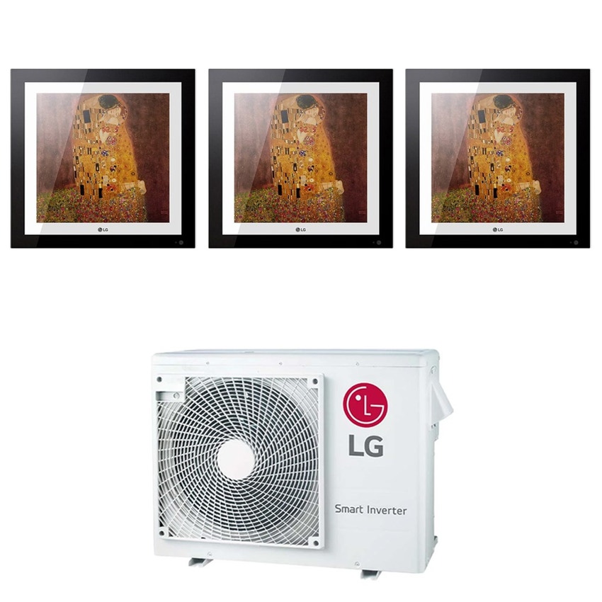Immagine di LG ARTCOOL Gallery Photo R32 Climatizzatore a parete trial split inverter Wi-Fi | unità esterna 7 kW unità interne 9000+9000+9000 BTU MU4R25.U22+A[09|09|09]GA1.NSE
