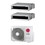 Immagine di LG Canalizzabile bassa prevalenza R32 Climatizzatore canalizzabile dual split inverter | unità esterna 4.1 kW unità interne 9000+9000 BTU MU2R15.U13+CL[09|09]F.N50