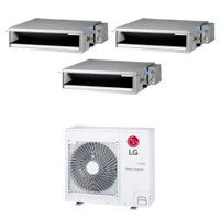 Immagine di LG Canalizzabile bassa prevalenza R32 Climatizzatore canalizzabile trial split inverter | unità esterna 7.9 kW unità interne 9000+9000+12000 BTU MU4R27.U42+CL[09|09|12]F.N50