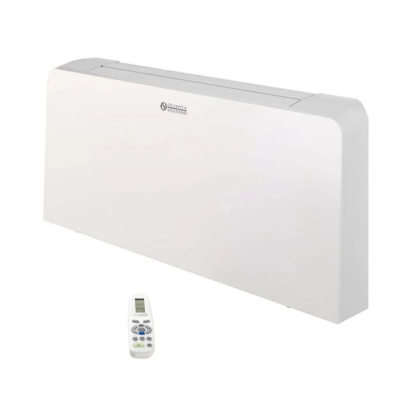 Immagine di Olimpia Splendid Bi2 SLR Air inverter 1100 DC Slim, ventilconvettore per installazione verticale ed orizzontale con comando touch remote, colore bianco 02362