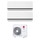 LG DUALCOOL Deluxe R32 Climatizzatore a parete dual split inverter Wi-Fi bianco | unità esterna 7.9 kW unità interne 9000+9000 BTU MU4R27.U42+H[09|09]S1D.NS1
