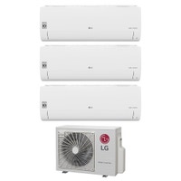 Immagine di LG LIBERO SMART R32 Climatizzatore a parete trial split inverter Wi-Fi bianco | unità esterna 6.2 kW unità interne 7000+7000+7000 BTU MU3R21.U23+MS[07|07|07]ET.NSA