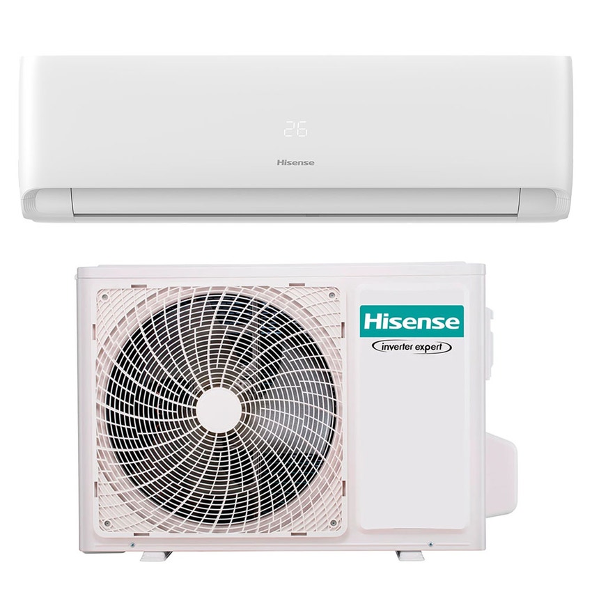 Immagine di Hisense ECOSENSE Climatizzatore a parete monosplit inverter Wi-Fi | unità esterna 3.5 kW unità interna 12000 BTU KF35XR01G+AS35XR01W